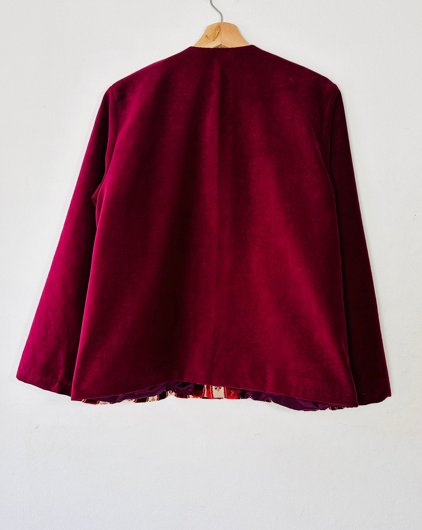 Saint-Germain soft velvet jacket