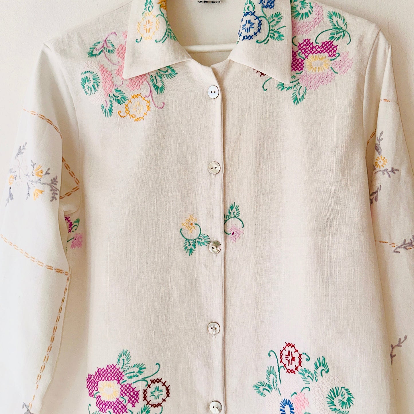 Lua handmade embroidered shirt