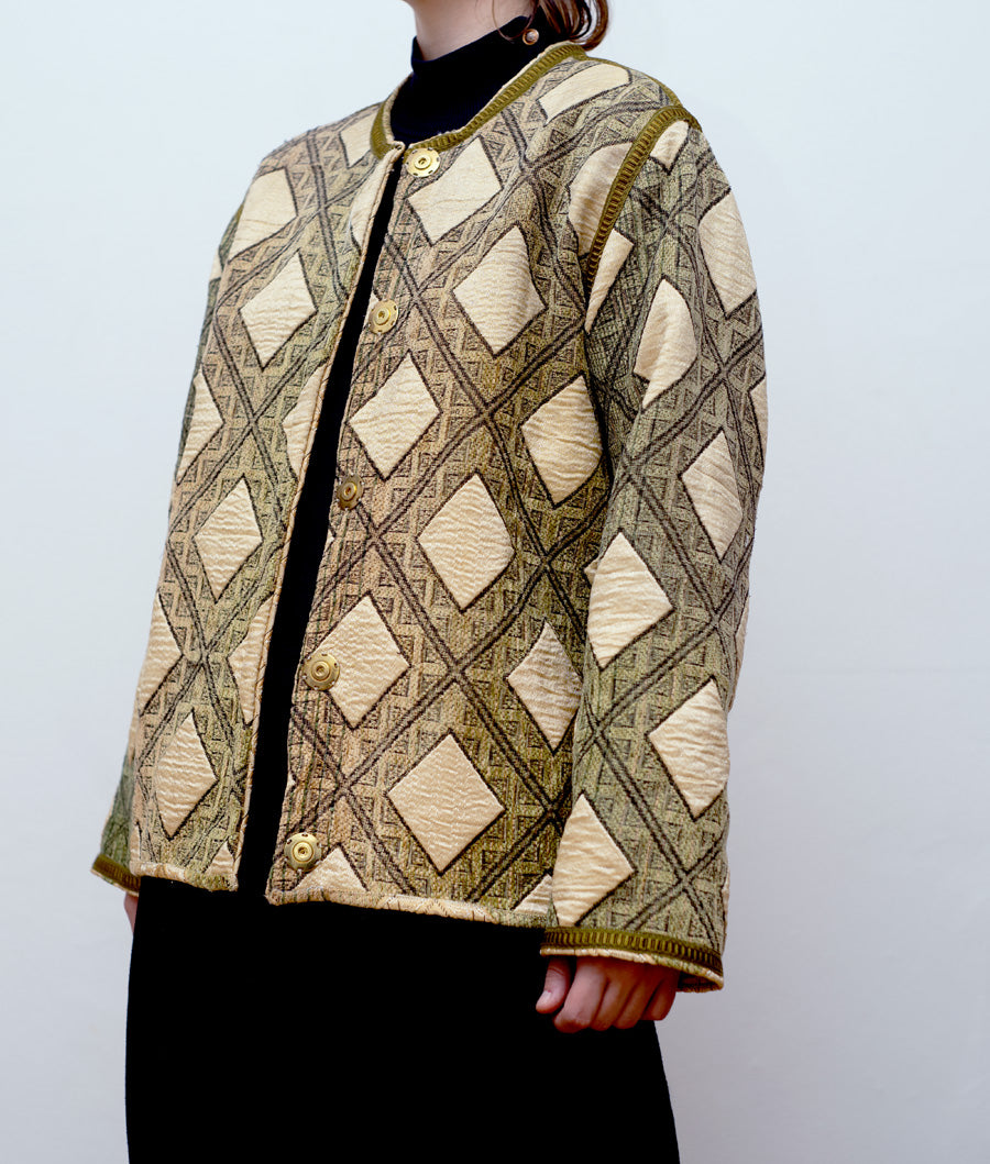 Reversible quilted jacket