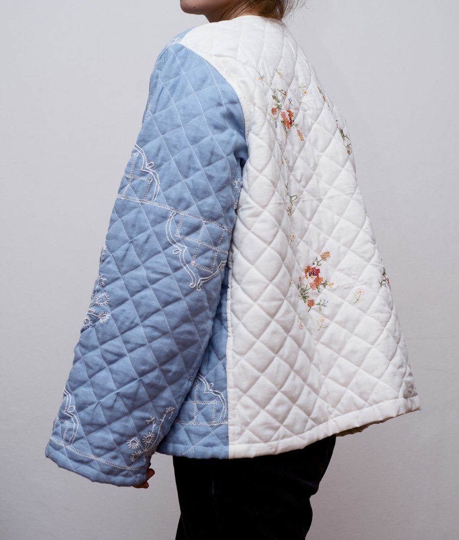 Handmade Embroidered Quilt Jacket Hôtel vetements 